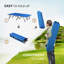 Horstman Double Camping Bed Foldable Cot Sunbed w/ Carry Bag-1593593845