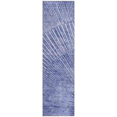 Nikkie Washable Abstract Indoor / Outdoor Rug