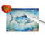Bluefin Tuna Glass Cutting Board Large