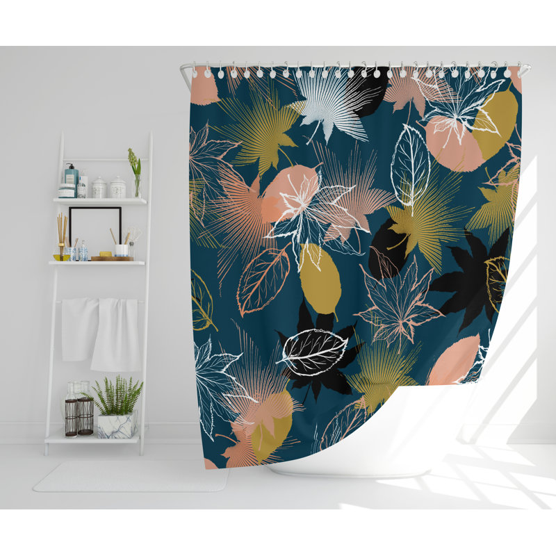 Eastbourne Polyester Shower Curtain Set, 168cm H x 168cm W