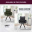 Fabric Upholstered Wing Back Armchair