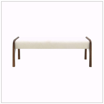 Banc long rembourré 50,25 po