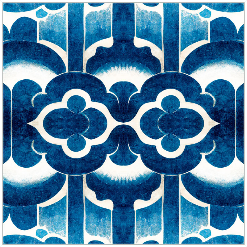 Indigo Ogee 1 Print by Lillian August