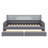 Upholstered Platform Bed With Storage And Drawers-1799692924