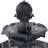 Arcade Polyresin 2-Tier Solar Fountain with Battery Backup - Black-1743734699