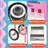 Cotton Candy Machine with Cart - Vortex Candy Maker with Stainless-Steel Pan, 2 Side Trays, and 13-inch Wheels by Great Northern Popcorn (Pink)