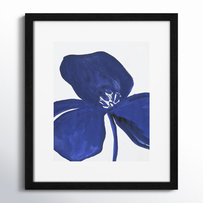 Clarisse "Indigo Petal II" Painting