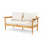 Causeuse d'extérieur en bois d'acacia Terassi