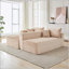 Compression Sectional Couch with Comfy Chaise, Boneless L Shape Sofa for Living Room and Bedroom, Minimalist Modular Sleeper-164736719