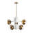 6 - Light Dimmable Sphere Chandelier-465815473-465815478