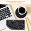 Agate Ceramic Jute Leather Crystal Round 8 Piece Coaster Set with Holder Set
