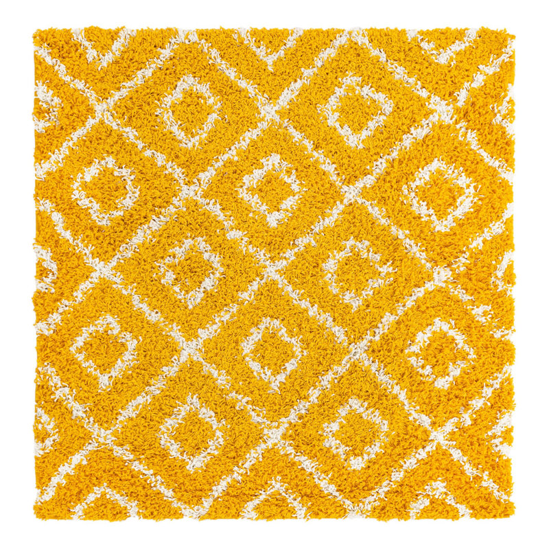Atasia Geometric Indoor Rug, Square 4'