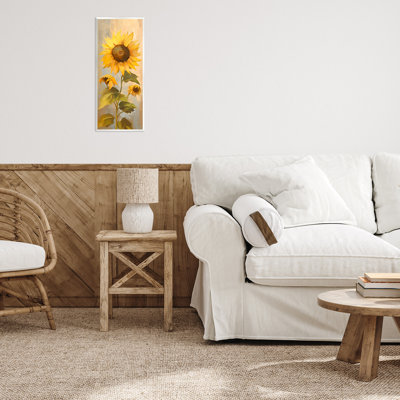 Plaque murale vibrante tournesol d'automne, design by Creative Studio