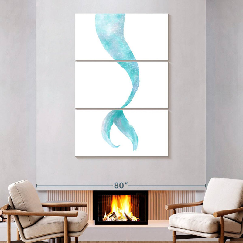 Kelan Mermaid Tail, 74" H x 48" W