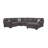 Upholstered U-Shaped Sectional Reversible