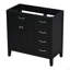 Meuble-lavabo 36 po sans lavabo, base d'armoire seulement, armoire de salle de bain avec tiroirs-215692281