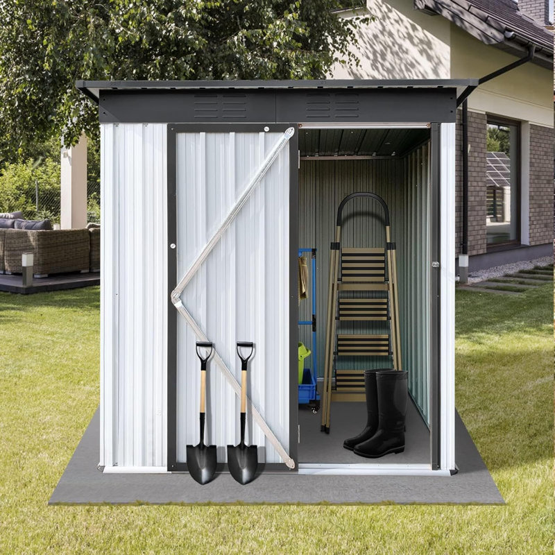 5 ft x 3 ft Metal Storage Shed