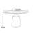 Small-sized round dining table-35701307