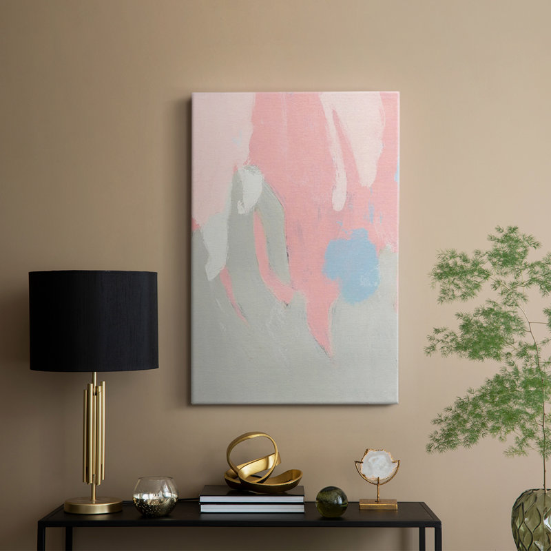 «Blushing Abstract I», galerie sur mesure, Cavas, H 27 po x l 18 po