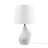 Asymmetrical Ceramic Table Lamp Grey See Below