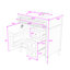 Élégant meuble-lavabo simple 30 po avec comptoir en céramique et plusieurs options de rangement-188182011