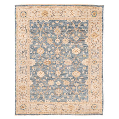 Tapis bleu Jules Serapi 7 pi 10 po x 9 pi 10 po