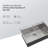 33'' L Single Bowl Stainless Steel Kitchen Sink
