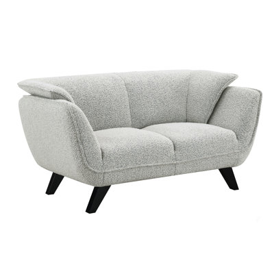 Causeuse Boucle gris clair