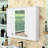 Bathroom Wall Cabinet with 5 Adjustable Shelves