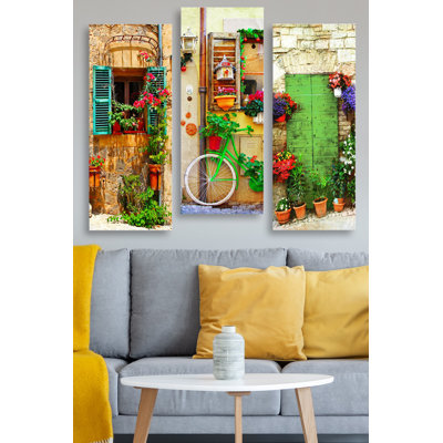 Ensemble de 3 panneaux décoratifs élégants, 27,6 po x 19,7 po | 100% panneau de fibres à densité moyenne, épaisseur: 0,1 pouce | Parfait pour le salon, la chambre à coucher et le bureau, et pour une œuvre d'art élégante et polyvalente