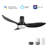 Ryna Smart Ceiling Fan with Remote, Light Kit Included,Works with Google Assistant and Amazon Alexa,Siri Shortcut.-1791049496-1791049499-1791049492