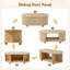 Four Leg Coffee Table with Storage-442528908