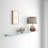Earlham Tempered Glass Wall Mounted Bracket Shelf-1240659027