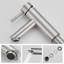 Bathroom Tap Stainless Steel Basin Mixer Single Lever Basin Mixer Chrome For Washbasin, Brushed
