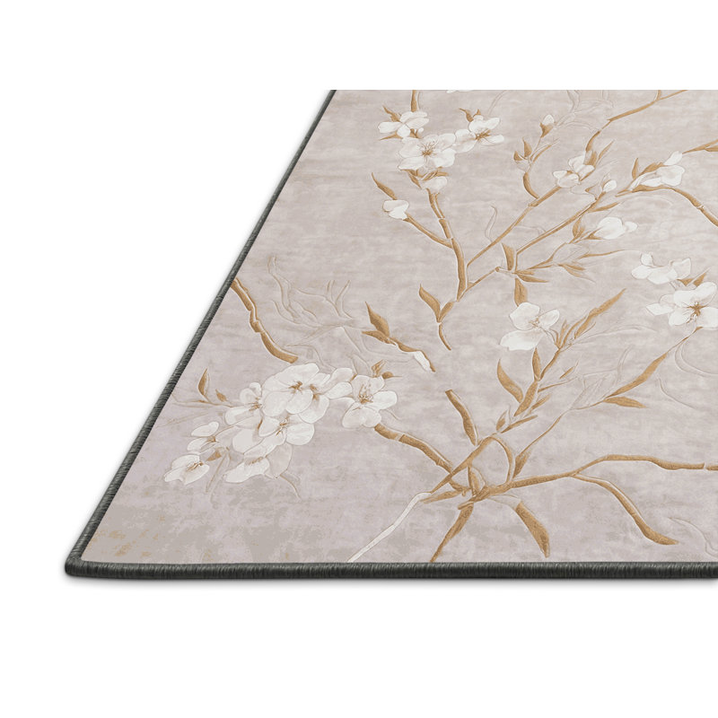 Silky Soft Plush Gray Area Rug, Rectangle 7' x 10'