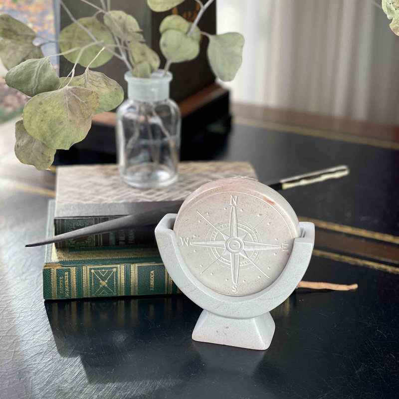 Sculpture Hasan Compass, Blanc