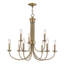 Lustre style chandelier 9 lumières Arunvir-391015183