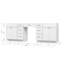Ensemble de meuble-lavabo double 96 po Disar-125808674