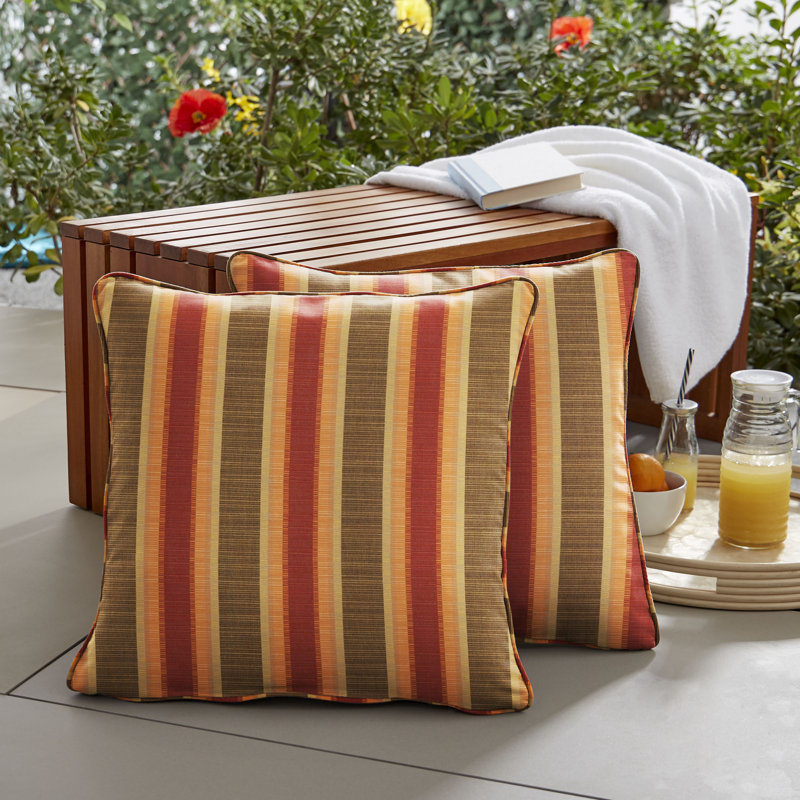Housse et insert de coussin carré Fenella, 16 po x 1 po, Beige