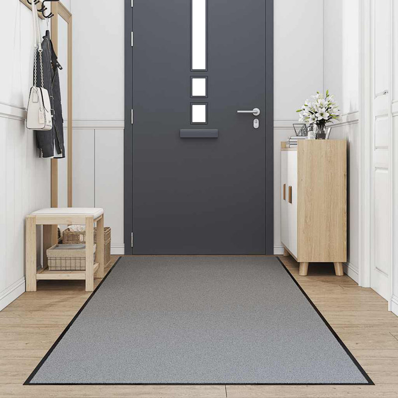 Non-Slip Indoor / Outdoor Door Mat, Grey, 115cm W x 300cm L