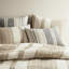 3 pièces d'édredon double / grand - Esthétique décontractée, coton naturel, rembourrage, collection Construction Estesthetic, composition 100% coton, moelleux et confortable, entretien facile-118916189-118916187