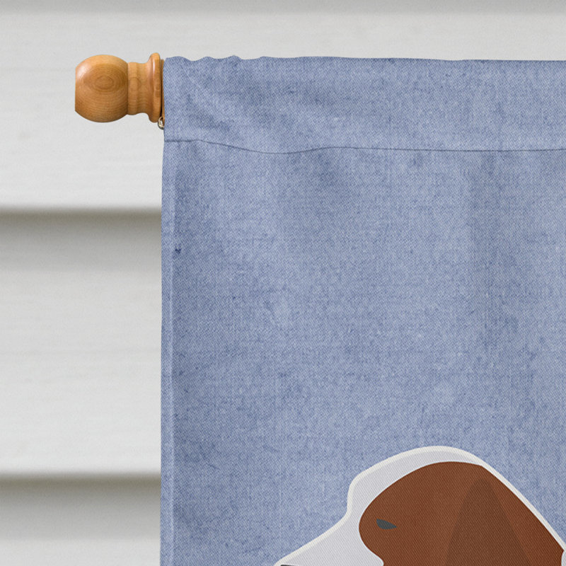 Polyester 2 côtés 40 x 28 po welcome drapeau maison, Springer anglais