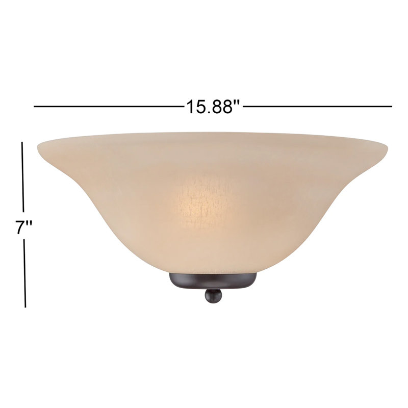 Lune turque 1 lumière en verre acajou bronze