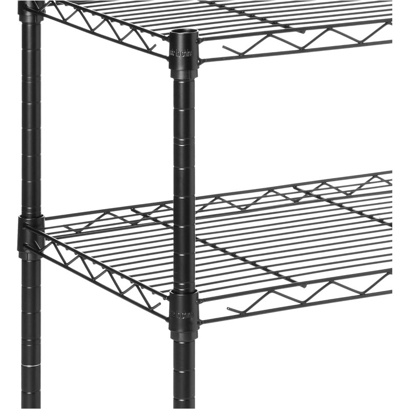 Étagère Gimar, Noir mat, H 31,89 po x l 13,78 po x P 24,02 po