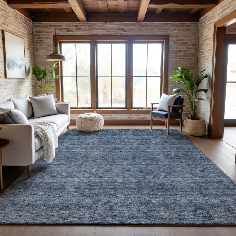 Premium Machine Washable Melvin AMF1170 Global Rug, Rectangle 3' x 5'