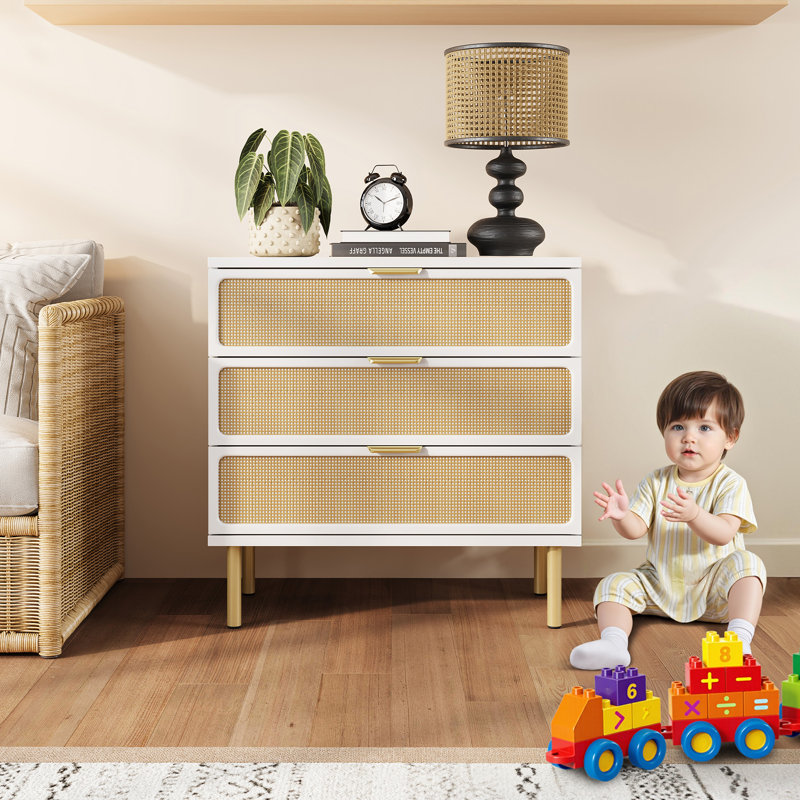 Commode 3 tiroirs 31,5 po Bilal
