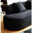 90" Curved Sofa With Throw Pillows-1730834685