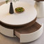 Ensemble de tables basses rondes White Stone +