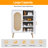 Rubenstein Modern Rattan 18 Pair Shoe Storage Cabinet-1573850630