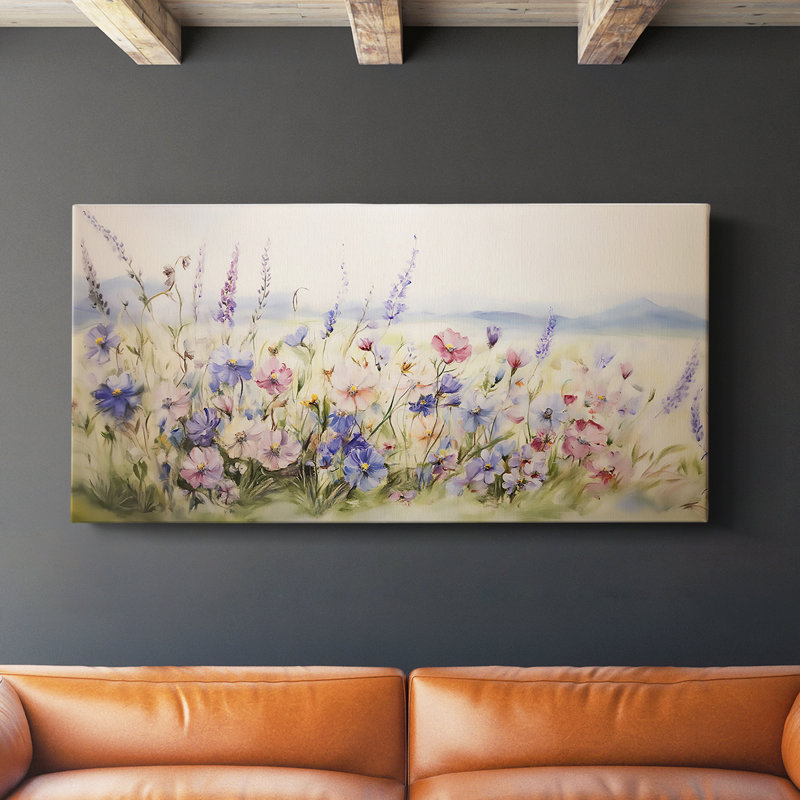 Botanical Series-CCxxiii - Toile tendue avec châssis - Prêt à être accroché, H 16 po x l 32 po